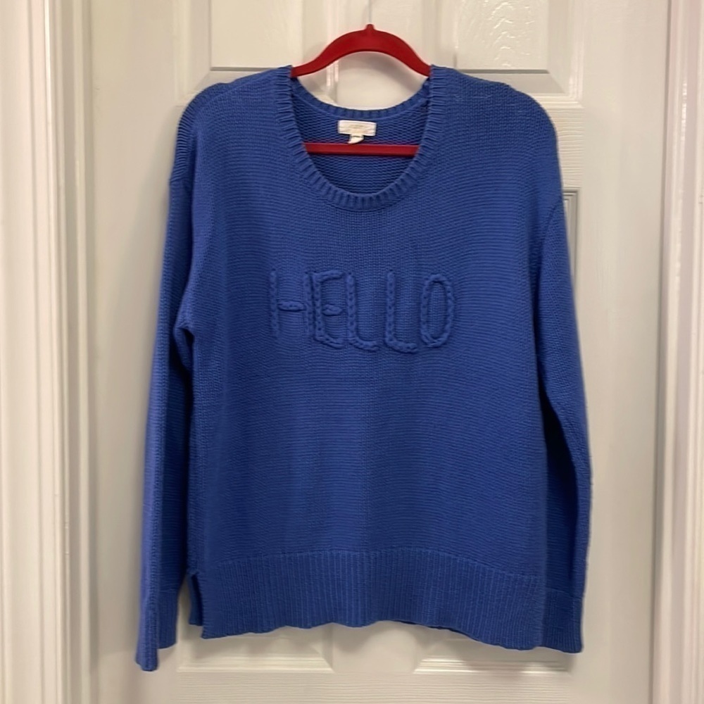 Cupio XLarge Royal blue Sweater HELLO ⭐️⭐️